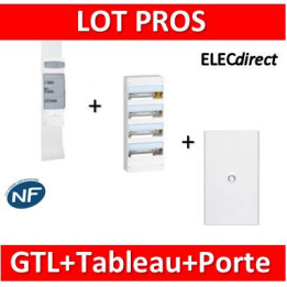 Legrand - Kit GTL 13M complet + tableau 52M + porte - 030037+401214+401334