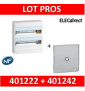Legrand - LOT  - Coffret DRIVIA 36 Modules + porte transparente - largeur 355mm - 401222+401242