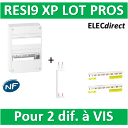 Schneider - Resi9 - coffret 13M - 2R + Peignes H. et V. - R9H13402+R9PXV+R9PXH213x2