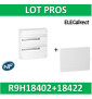 Schneider - Resi9 - coffret 18M - 2R + porte - R9H18402+R9H18422