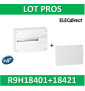 Schneider - Resi9 - coffret 18M - 1R + porte - R9H18401+R9H18421