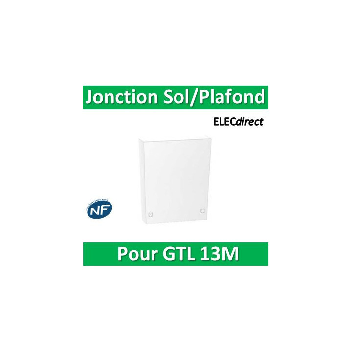 Schneider - Jonction sol/plafond pour goulotte GTL Resi9 13 modules - R9H13535