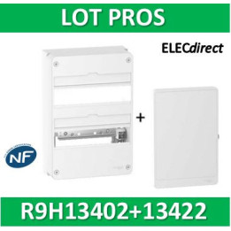 Schneider - Resi9 - coffret 13M - 2R + porte - R9H13402+R9H13422