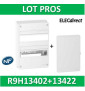 Schneider - Resi9 - coffret 13M - 2R + porte - R9H13402+R9H13422