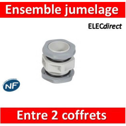 Legrand - Ensemble de jumelage Plexo - passage entre 2 coffrets ou gaines multifonctions - 001967