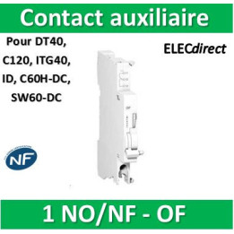 Schneider - OF contact auxiliaire OF 240...415VCA 24...130VCC - A9N26924