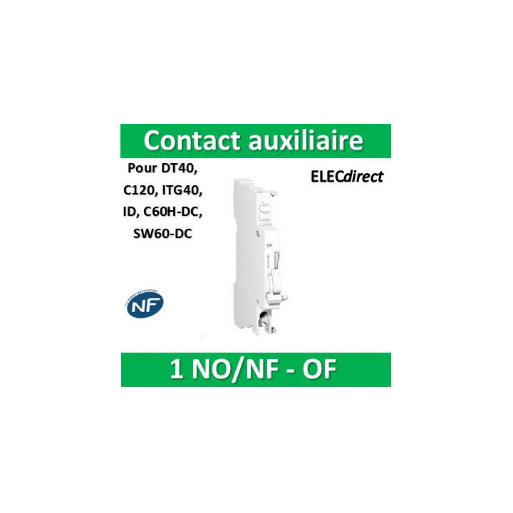 Schneider - OF contact auxiliaire OF 240...415VCA 24...130VCC - A9N26924