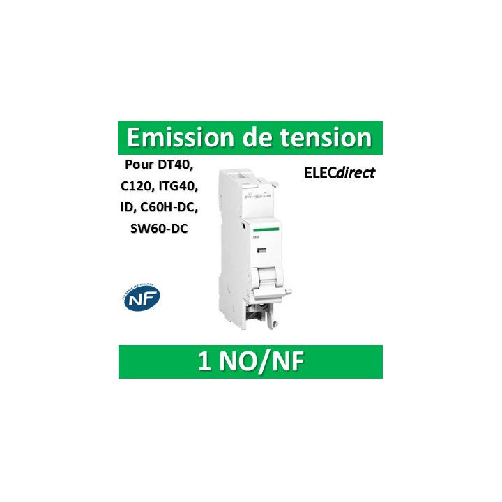 Schneider - MX+OF déclench. à émission tension + contact aux. 100-415VCA 110-130VCC - A9N26946