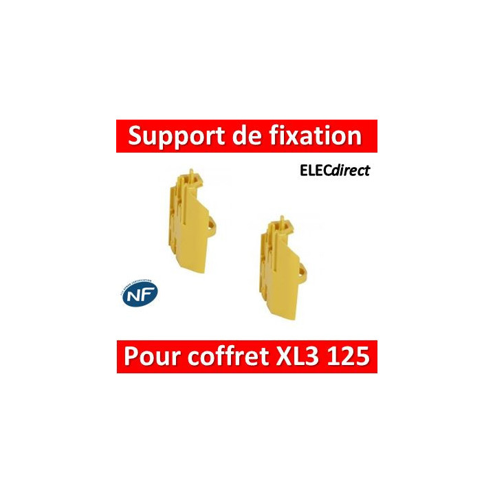 Legrand - Support de fixation pour borniers (jeu de 2) - pour coffrets XL³ 125 - 401857