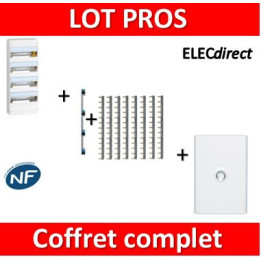 Legrand - LOT  - Coffret DRIVIA 52 M + peigne + porte - 401214+405002+404926x8+401334