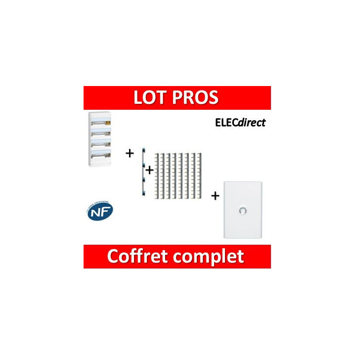Legrand - LOT  - Coffret DRIVIA 52 M + peigne + porte - 401214+405002+404926x8+401334