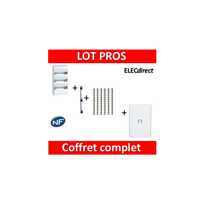 Legrand - LOT - Coffret DRIVIA 39 M + peigne + porte - 401213+405001+404926x6+401333
