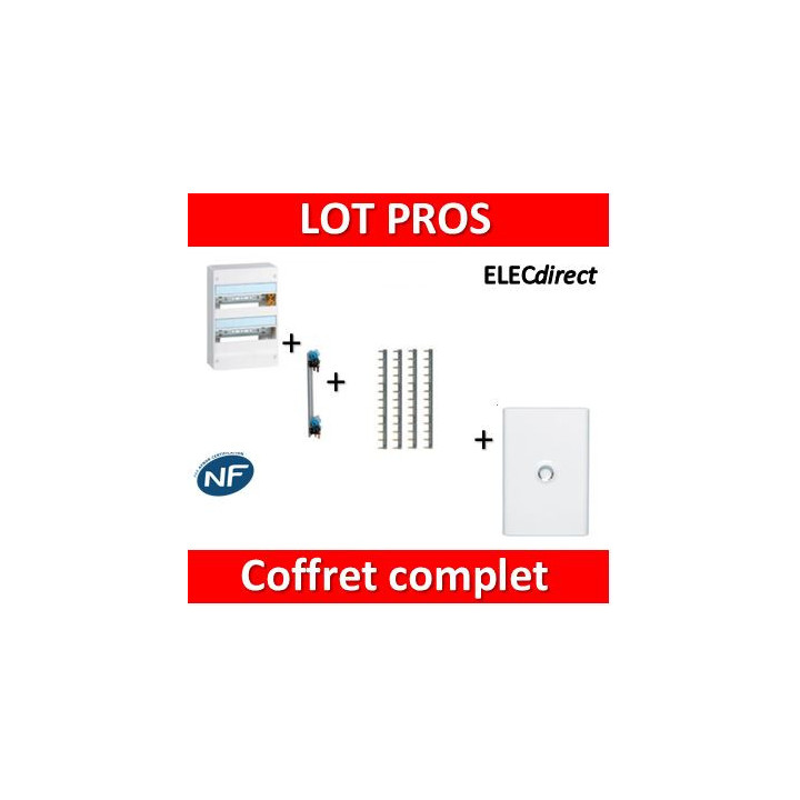 Legrand - LOT - Coffret DRIVIA 26 M + peigne + porte - 401212+405000+404926x4+401332