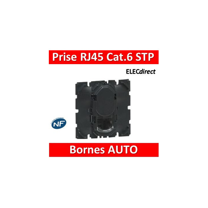 Legrand - Prise simple RJ 45 cat. 6 STP TV, téléphone, informatique - 067396