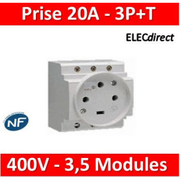 Legrand - PC 3P+T - 20A 400V  à  Eclips Modulaire - 004291