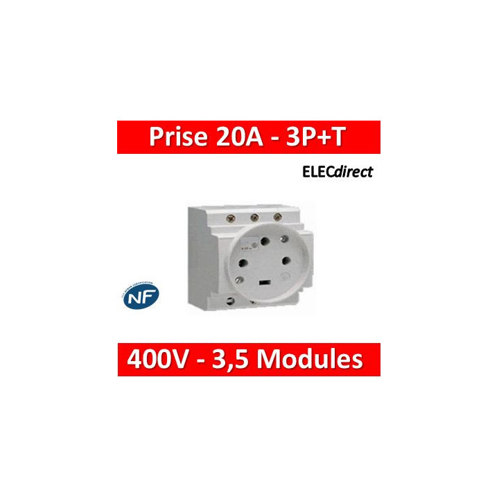 Legrand - PC 3P+T - 20A 400V  à  Eclips Modulaire - 004291