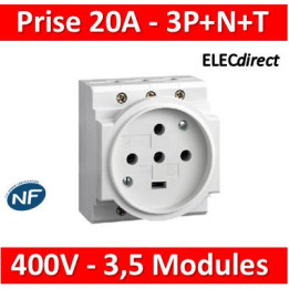 Legrand - PC 3P+N+T - 20A 400V  à  Eclips Modulaire - 004292