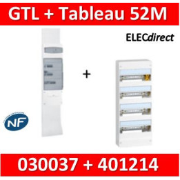 Legrand - Kit GTL 13M complet + tableau 52M - 030037+401214