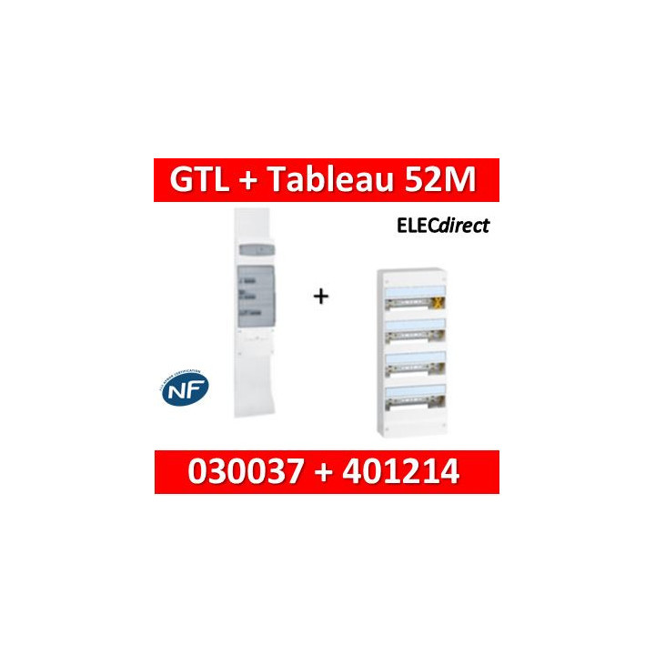 Legrand - Kit GTL 13M complet + tableau 52M - 030037+401214