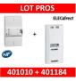 Legrand - Disjoncteur de branchement EDF 10/30A instantané + platine disjoncteur tripolaire - 401010+401184