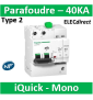 Schneider - Acti9, iQuick PRD40r parafoudre 1P+N avec report signalisation - A9L16292