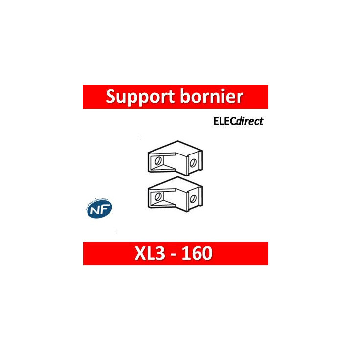 Legrand - Support bornier IP 2X (2) - pour coffrets XL³ 160 - 020050