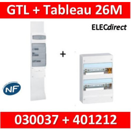 Legrand - Kit GTL 13M complet + tableau 26M - 030037+401212