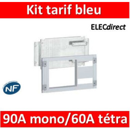 Legrand - Kit tarif bleu XL³ 160/400 - pour disj abonné 90 A mono et 60 A tétra - 020230