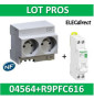Schneider - LOT  - 2xPC 2P+T Modulaire précâblé DIGITAL + disjoncteur 16A - 04564+R9PFC616