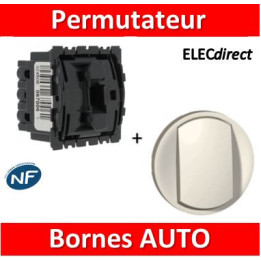 Legrand Céliane - Mécanisme + enjoliveur - Permutateur 10A - 067005+068001