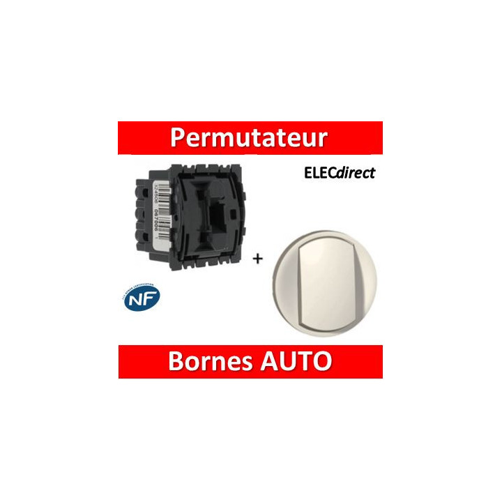 Legrand Céliane - Mécanisme + enjoliveur - Permutateur 10A - 067005+068001