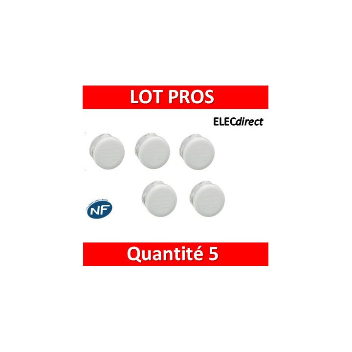 Legrand - LOT  - Boîte de dérivation étanche IP55 - D.60 - 092001x5