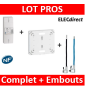 Legrand - Disjoncteur EDF 60A instantané + platine + embouts Ph+N 60A - 401051+401191+ embouts 16MM² klauke noir et bleu