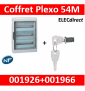 Legrand - Coffret étanche Plexo 54 modules - 3 rangées - IP65/IK09 + serrure- 001926+001966