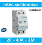 Hager - Interrupteur sectionneur 2P - 40A - 2M - SBN240