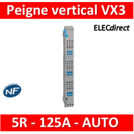 Legrand - Peignes verticaux VX³ auto - 125 A - pour coffrets 5 rangées - 405035