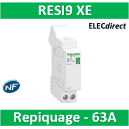 Schneider - Resi9 xe - module de repiquage - 63a - embrochable - LOT DE 2 R9EXR
