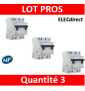 Legrand - Disjoncteur 4P DX3 - 32A - 6kA - courbe C - 406913x3