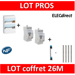 Legrand - Lot - tableau 26M DRIVIA - 405000+404926 (x4)+411617+401212+411611