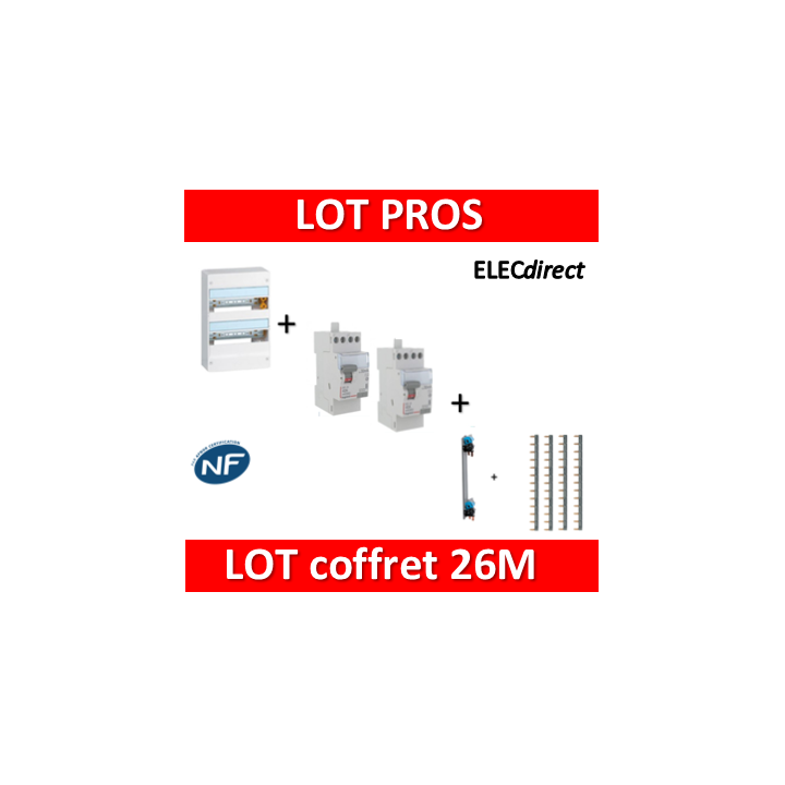 Legrand - Lot - tableau 26M DRIVIA - 405000+404926 (x4)+411617+401212+411611