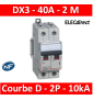 Legrand - Disjoncteur bipolaire DX3  40A - 10kA - courbe D - 408019