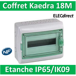 Schneider - Coffret Kaedra 1 rangée 18M - IP65/IK09 - 13963