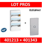 Legrand - LOT - Coffret DRIVIA 39 Modules + porte - 401213+401343