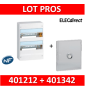 Legrand - LOT  - Coffret DRIVIA 26 Modules + porte - 401212+401342