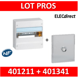 Legrand - LOT - Coffret DRIVIA 13 Modules + porte - 401211+401341