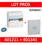 Legrand - LOT - Coffret DRIVIA 13 Modules + porte - 401211+401341