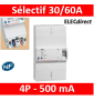 Legrand - Disjoncteur de branchement ERDF - 4P 30/60A 500 MA Sélectif - Réf : 401013
