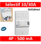 Legrand - Disjoncteur de branchement ERDF - 4P 10/30A 500 MA Sélectif - Réf : 401012