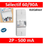 Legrand - Disjoncteur de branchement EDF 60/90A sélectif - 500mA - bipolaire - Réf : 401005