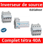 Legrand - Inverseur de sources manuel tetra 4P 40A complet - 406316+406480x2